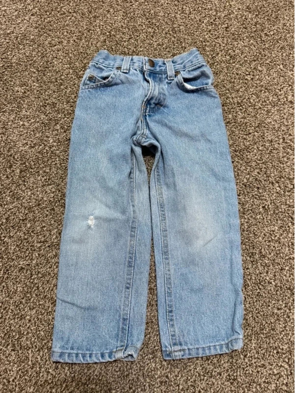 Sonoma Jean Company Toddler 3T Light Wash Distressed Straight Leg Jeans